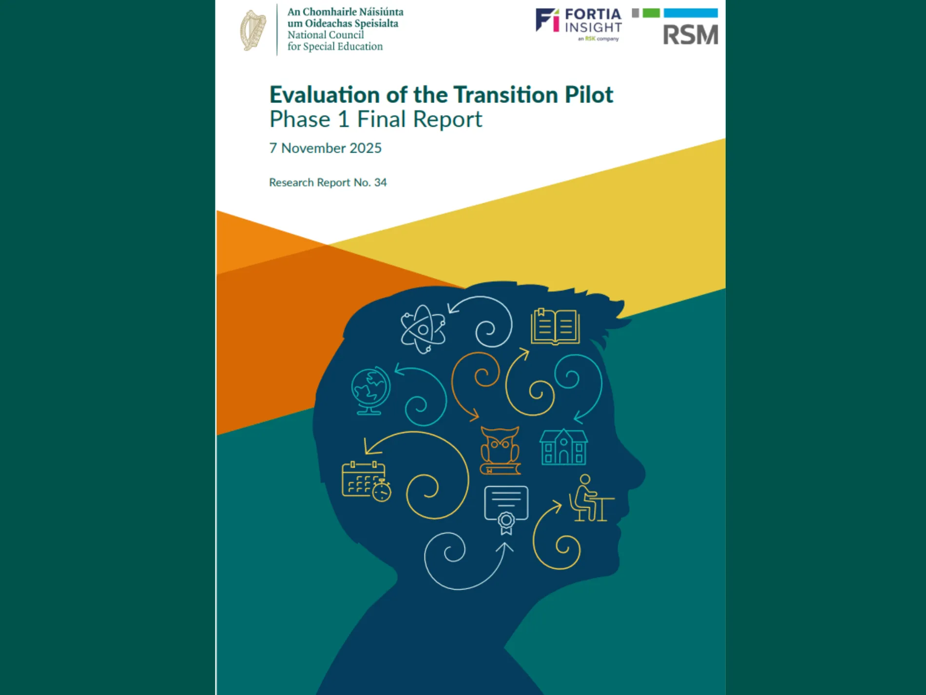 Cover page of the "Evaluation of the Transition Pilot Phase 1 Final Report"