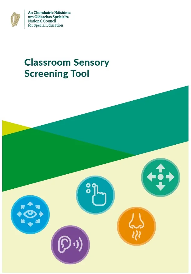 Cover page of the "Classroom Sensory Screening Tool" by the National Council for Special Education