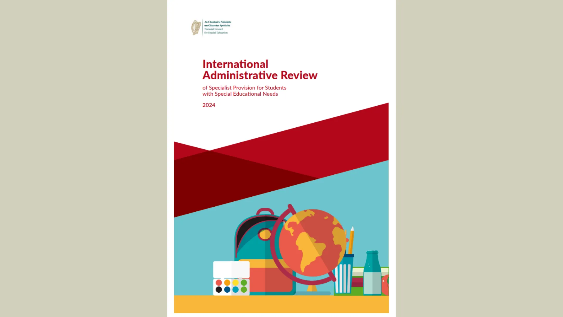 Front cover of International Administrative Review of specialist provision for students with special educational needs.